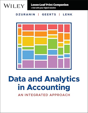 Data and Analytics in Accounting: An Integrated Approach - Orginal Pdf